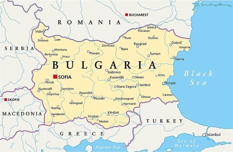 MAP BULGARIA